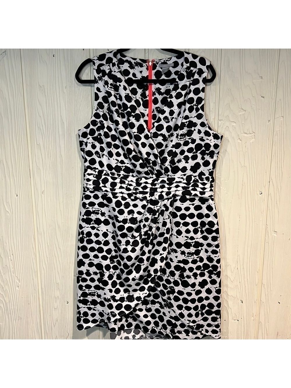 H and M Sleeveless V Neck Dress Size 16